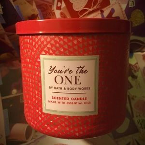 BBW You’re the One Candle 3-wick You Are the One Candle Bath Body Works New NWT